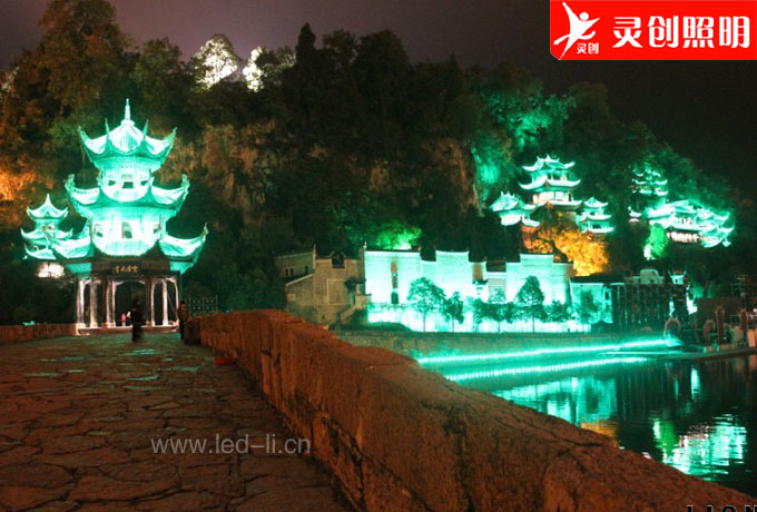 靈創(chuàng)中標(biāo)貴州鎮(zhèn)遠(yuǎn)旅游亮化項(xiàng)目